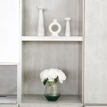 حامل شموع سيراميك صغير وودي