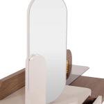 برادا طقم غرفة نوم بيج 180×200 سم 7 قطع وودي