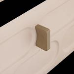 برادا طقم غرفة نوم بيج 180×200 سم 7 قطع وودي