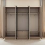 هزال دولاب ملابس 6 أبواب وودي