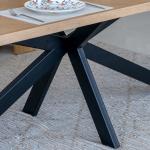 ثولان طاولة طعام 8 أشخاص بدون كراسي وودي