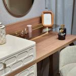 برادا طقم غرفة نوم بيج 180×200 سم 7 قطع وودي