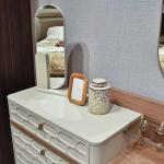 برادا طقم غرفة نوم بيج 180×200 سم 7 قطع وودي