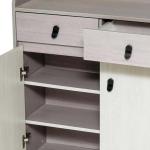 ألتيرا دولاب أحذية خشب بابين