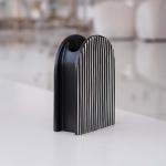 فازة  سيراميك مخطط طويلة وودي