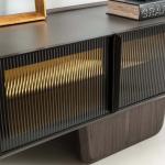 بوليرو طاولة تلفزيون بني 250 سم وودي