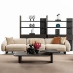 بوليرو طاولة قهوة سطحين تصميم مودرن وودي