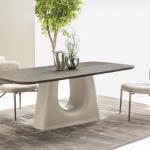 مونجي طاولة طعام 240 سم بدون كراسي وودي