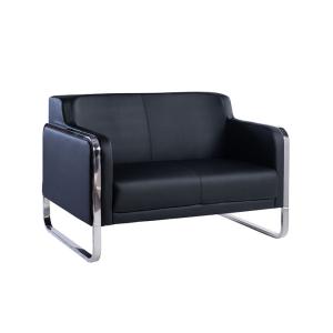 إكال كنب مكتبي ثنائي اسود وودي