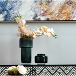 فازة زرقاء وودي