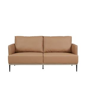 بلوم كنب استقبال مكتبي ثلاثي جلد فاخر بني وودي