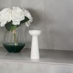 حامل شموع سيراميك صغير وودي