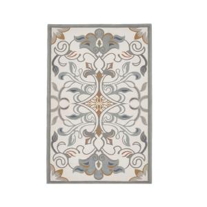 رويال سجاد تركي مزخرف كريمي بعدة مقاسات - 400×400