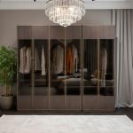 الاسكا  دولاب ملابس فاخر 6 أبواب بني وودي