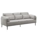 فينا كنب مكتبي ثلاثي رمادي وودي