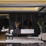 اترو كونسول مع مرآه وودي