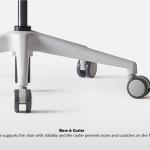 رايون كرسي مكتبي متعدد الألوان ودي