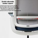 مينسو كرسي مكتب بمسند رأس