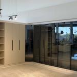 أروبا دولاب 2 باب خشبي 100 سم بأدراج ووحدة تعليق وودي