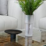 وعاء تقديم سيراميك صغير أسود وودي