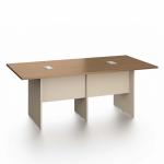 نيو نيرا طاولة تمديد طاولة اجتماع 120*80 سم وودي