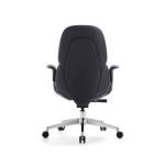 رويال كرسي مكتبي أسود بمسند ظهر متوسط