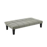 بيرل كنب سرير 3 مقاعد رمادي فاتح وودي