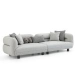 نيو هيرميس كنب 4 مقاعد كريمي 300 سم وودي