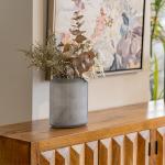 فازة زجاج كبيرة وودي