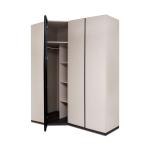 بيلا دولاب زاوية 3 أبواب بيج وودي