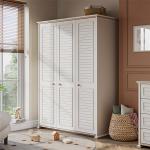 جولف دولاب ملابس خشبي بيج 3 أبواب وودي