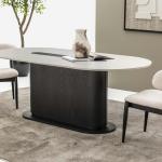 بيليز طاولة طعام 280 سم بدون كراسي وودي