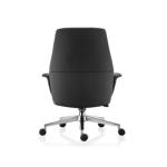 ليدر كرسي مكتبي متحرك بمسند ظهر متوسط وودي