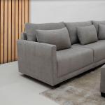 طقم كنب ليدز رمادي وودي