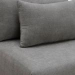 طقم كنب ليدز رمادي وودي