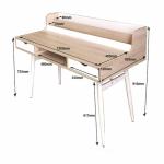 ستاك مكتب دراسة خشبي 120 سم وودي