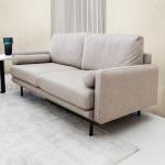 تورينو كنب ثنائي جلد بيج غامق وودي