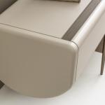 مونجي طاولة تلفزيون كريمي 230 سم وودي