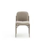 مونجي كرسي قماش بيج وودي