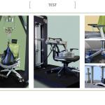 نيتشر كرسي مكتب أسود دوار متحرك بمسند رأس وودي