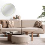 لاروس كنب ثلاثي كريمي وودي