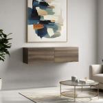 بيتي كونسول جداري معلق وودي