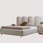 دانتي غرفة نوم 200×200 كريمي 6 قطع وودي