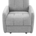 رونزا كرسي استرخاء هزاز رمادي وودي