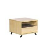 ناقو طاولة شاي رمادي وودي