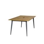 ناقو طاولة اجتماع 200 سم بني وودي