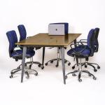 ناقو طاولة اجتماع 200 سم بني وودي