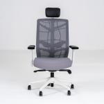 نيتشر كرسي مكتب رمادي دوار متحرك بمسند رأس وودي