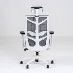 نيتشر كرسي مكتب رمادي دوار متحرك بمسند رأس وودي