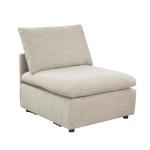 هزال طقم كنب زاوية بني وودي